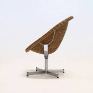 Rattan Lounge Chair by Dirk van Sliedregt for Gebr. Jonker, 1960s