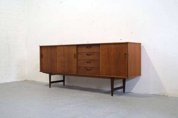 Vintage teak dressoir Deens design jaren 60