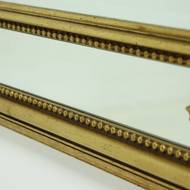 Large Decorative Gold Plated Mirror by Deknudt Belgium 1980s
