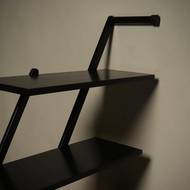 Postmodern Freestanding shelving Unit by Interlübke Germany 1980s