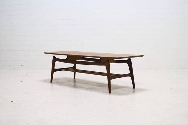 Teak WeBe Coffee Table by Louis van Teeffelen 1950's