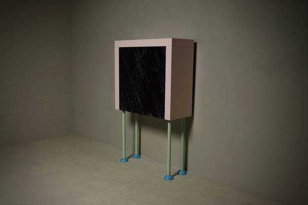 Memphis Style Cabinet by Dutch Architect Wim Hofman 1980s