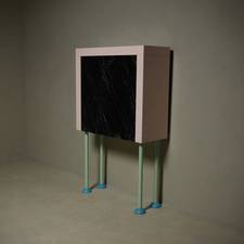 Memphis Style Cabinet by Dutch Architect Wim Hofman 1980s