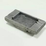 Brutalist Cast Aluminium Ashtray Willy Ceysens 1960s