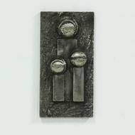 Brutalist Cast Aluminium Wall Sculpture by Willy Ceysens 1960s