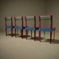 Rare “Dry” Dining Set by Massimo Morozzi for Giorgetti Matrix 1980s