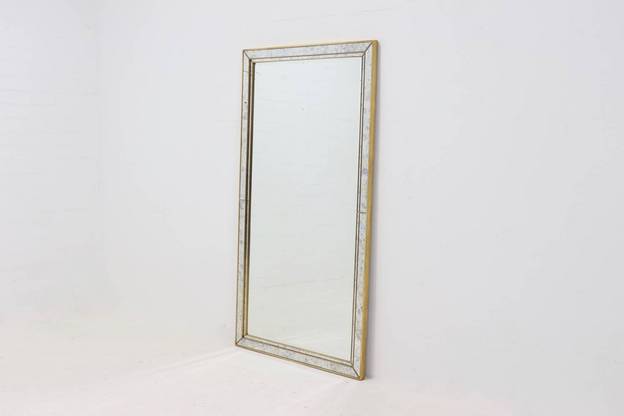 XXL Luxury Mirror by DeKnudt Belgium 1980s