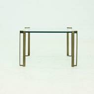 Brass and Glass Coffee Table by Peter Ghyczy 1970s