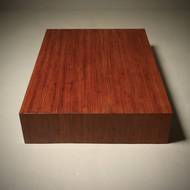 Large Bamboo Coffee Table in the Style of Axel Vervoordt 1980s