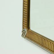 Large Decorative Gold Plated Mirror by Deknudt Belgium 1980s