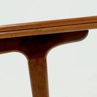 Sculptural Danish Design Extendable Teak Dining Table 1960s