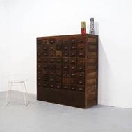 Industriele archiefkast apothekerskast jaren 30 40