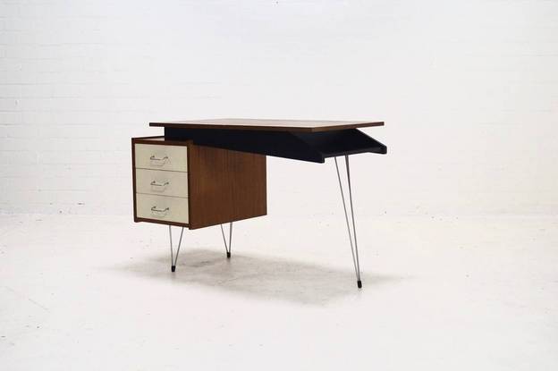 Mid-Century Pastoe Hairpin Desk by Cees Braakman, 1950's