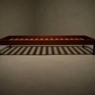 Mid-Century Minimalist Teak Daybed 1950s
