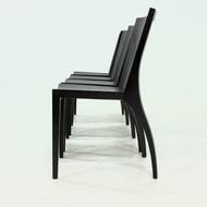 Set of 4 Dining Chairs Model Milano by Danilo Silvestrin for Gunther Lambert 1980s