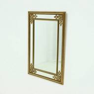 Large Decorative Gold Plated Mirror by Deknudt Belgium 1980s