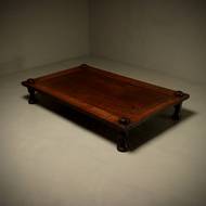 Monumental 19th Century Rajasthani Daybed in Tropical Hardwood