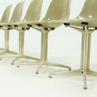 Set of 5 La Fonda Dining Chairs by Charles & Ray Eames for Vitra Herman Miller 1970s