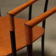 Set of 4 Post Modern Dining Chairs by Tetide Italy 1980s