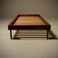 Mid-Century Minimalist Teak Daybed 1950s
