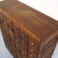 Industriele archiefkast apothekerskast jaren 30 40