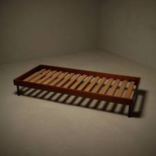 Mid-Century Minimalist Teak Daybed 1950s