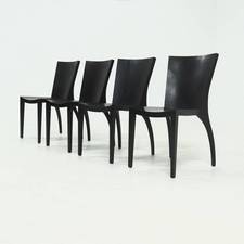Set of 4 Dining Chairs Model Milano by Danilo Silvestrin for Gunther Lambert 1980s