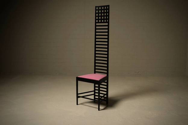 1st Edition Hill House 1 Chair by Charles Rennie Mackintosh for Cassina 1970s