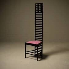 1st Edition Hill House 1 Chair by Charles Rennie Mackintosh for Cassina 1970s