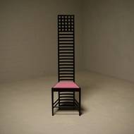 1st Edition Hill House 1 Chair by Charles Rennie Mackintosh for Cassina 1970s