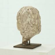Studio Made Clay Sculpted Woman Buste Portrait Head 1970s