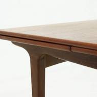 Sculptural Danish Design Extendable Teak Dining Table 1960s