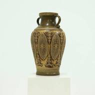 XL Jasba Vase in Earth Tones 1960s