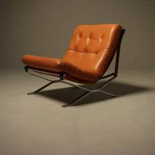 Lounge Chair Model Lotus by Ico Parisi for MIM Italy 1960s