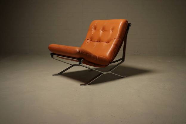Lounge Chair Model Lotus by Ico Parisi for MIM Italy 1960s