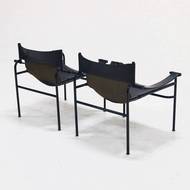 Set of 2 Walter Antonis Lounge Chairs for 't Spectrum, 1970's