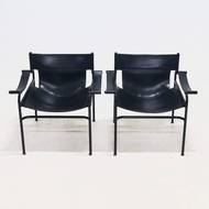 Set of 2 Walter Antonis Lounge Chairs for 't Spectrum, 1970's