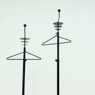 Pair of Height Adjustable Postmodern Dressboys, 1980s