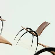 Set of 6 Dining Chairs by Pierre Mazairac & Karel Boonzaaijer for Hennie De Jong International Collections 1980s
