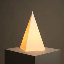 Large Pyramid Table Lamp from Woja Holland 1980s