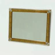 Large Decorative Gold Plated Mirror by Deknudt Belgium 1980s