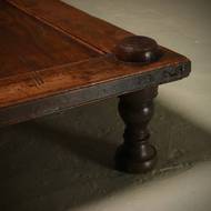 Monumental 19th Century Rajasthani Daybed in Tropical Hardwood