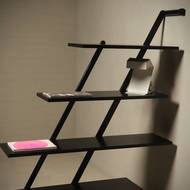 Postmodern Freestanding shelving Unit by Interlübke Germany 1980s