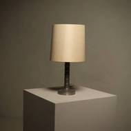 Pair of Bobbin Column Table Lamps in Tin by Harald Buchrucker 1960s