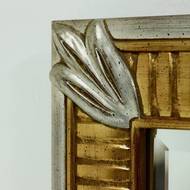 Large Decorative Gold Plated Mirror by Deknudt Belgium 1980s