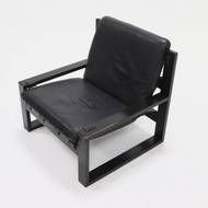 Brutalist Lounge Chair by Sonja Waseur 1970s