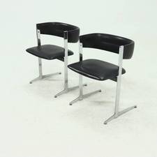 Set of 2 Dining Chairs by Sigmachair, Italy 1970s