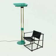 Post Modern Memphis Style Ludwig Leuchten Floor Lamp 1980s