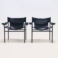 Set of 2 Walter Antonis Lounge Chairs for 't Spectrum, 1970's