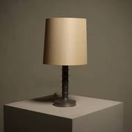 Pair of Bobbin Column Table Lamps in Tin by Harald Buchrucker 1960s
